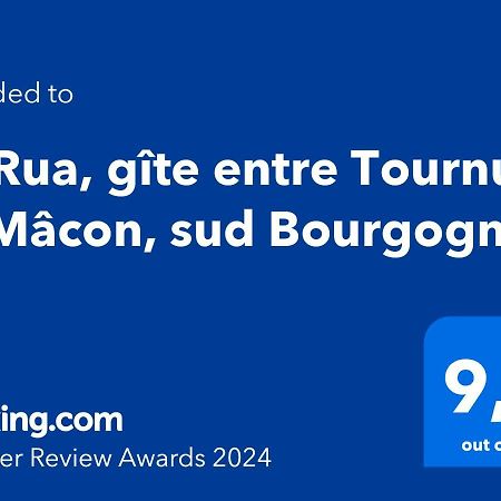 Gite La Rua, Entre Tournus Et Macon, Sud Bourgogne Montbellet Exterior photo