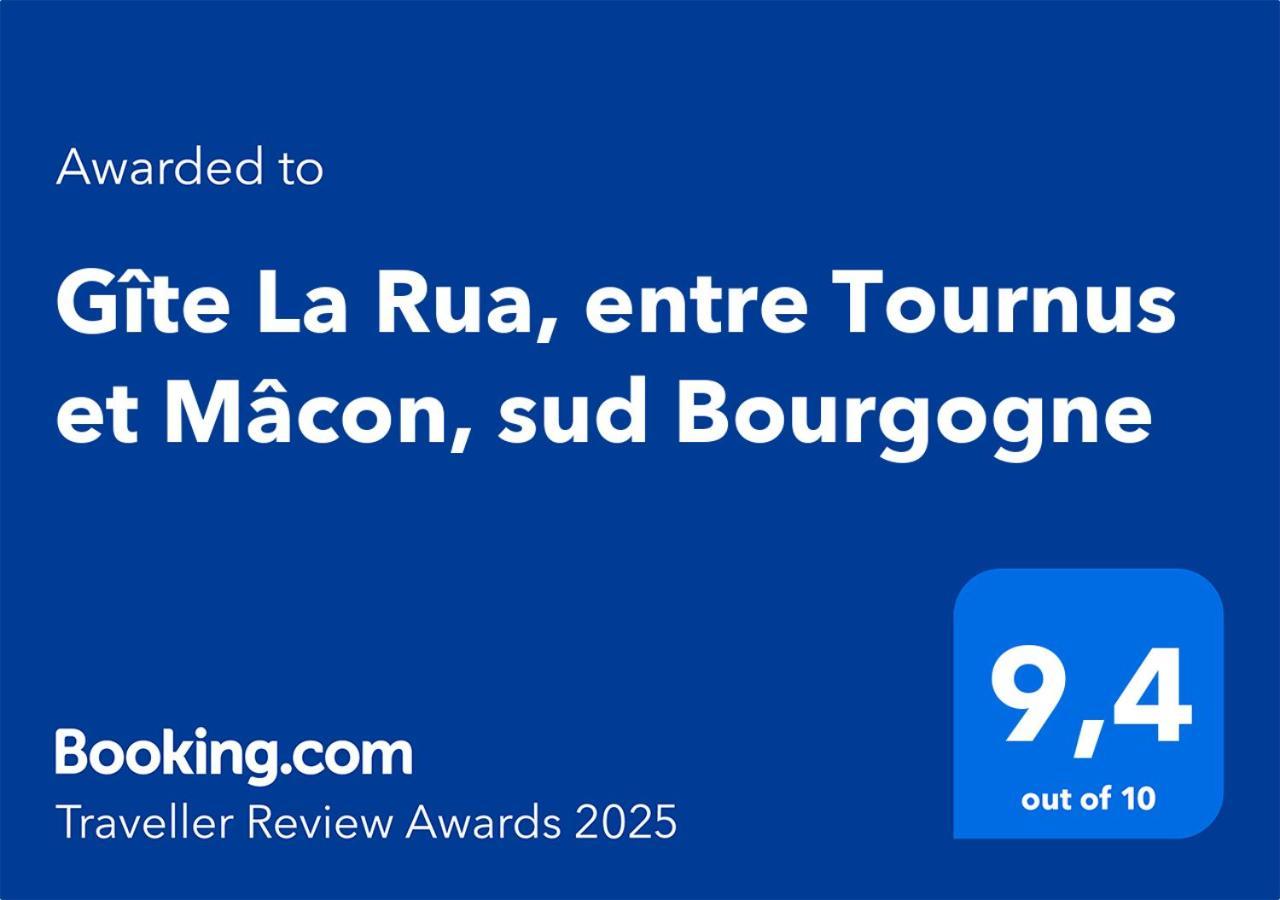 Gite La Rua, Entre Tournus Et Macon, Sud Bourgogne Montbellet Exterior photo